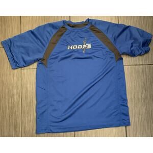Vintage Nike Hoops Blue Reversible Short Sleeve T-shirt Blue Size Medium